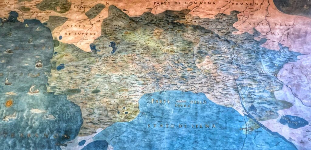 Map of the Medici World
